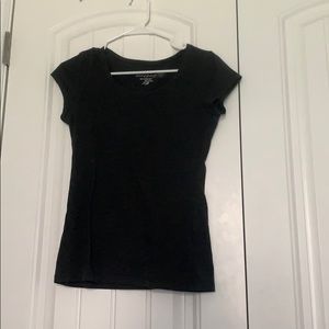 Dark gray tight fitting t-shirt